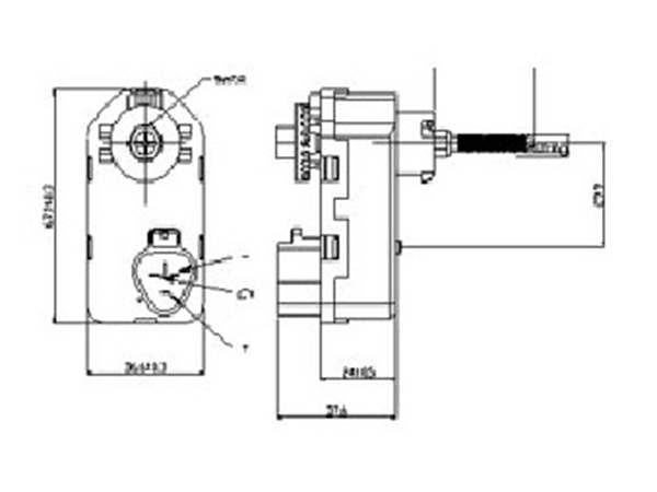 Leveling Motor 206AZ12V1 Leveling Motor 206AZ12V1